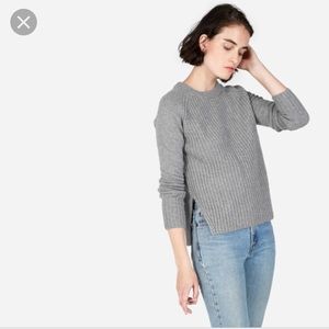 Everlane Ribbed Wool-Cashmere Sweater